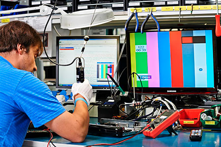 Условия для ремонта телевизоров