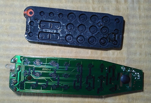 Чистые части пульта ДУ